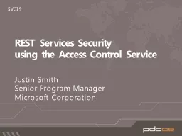 REST Services Security  using the Access Control Service