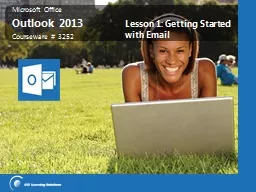 Lesson 1: Getting Started with Email