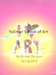 Yolimar’s Book of Art By Yolimar De Leon