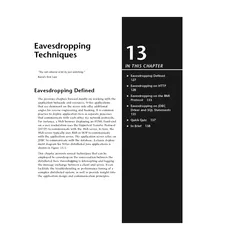 IN THIS CHAPTER Eavesdropping Defined  Eavesdropping o