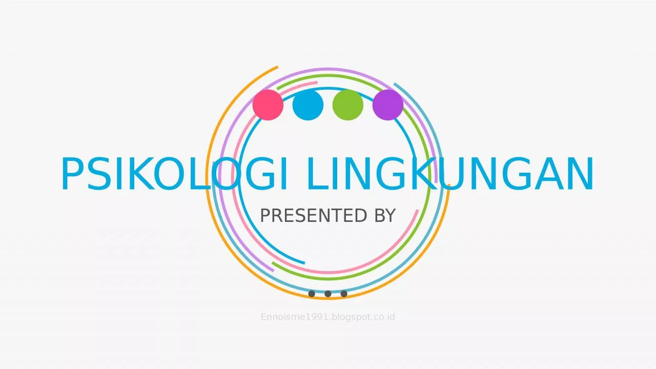 PPT-PSIKOLOGI LINGKUNGAN