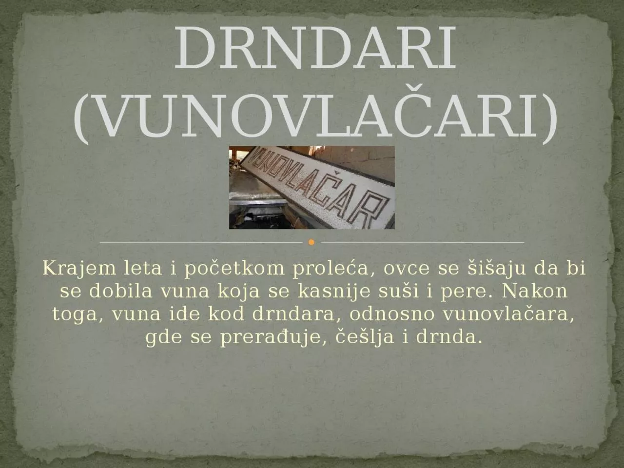 PPT-DRNDARI (VUNOVLA ARI)