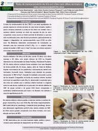 Teste de meniscometria de tira em cães com olhos normais e com ceratoconjuntivite seca