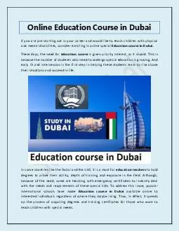 Online Education Course in Dubai