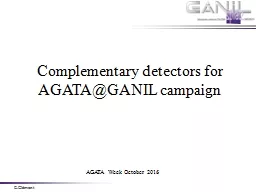 Complementary detectors for AGATA@GANIL campaign