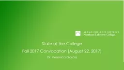 State of the College Fall 2017 Convocation (August 22, 2017)