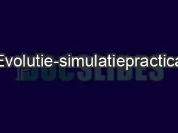 PPT-Evolutie-simulatiepractica