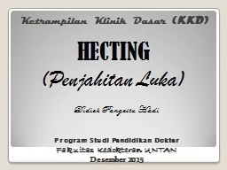 Ketrampilan Klinik Dasar