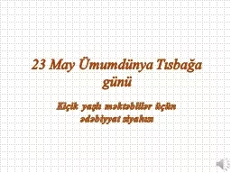 23 May Ümumdünya Tısbağa günü