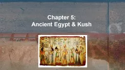 Chapter  5:  Ancient  Egypt