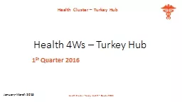 Health 4Ws – Turkey Hub