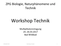 ZPG Biologie, Naturphänomene und Technik