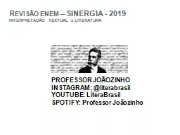 PPT-Revisão enem – SINERGIA - 2019