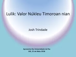 Lulik: Valor Núkleu Timoroan nian