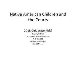 Native American Children and the Courts