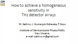How to achieve a homogeneous sensitivity in