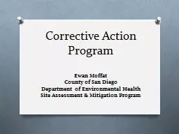 Corrective  Action  Program