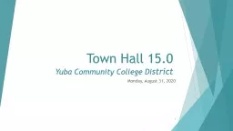 Town  Hall 15.0 Yuba Community College Di
