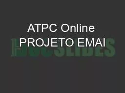 ATPC Online PROJETO EMAI