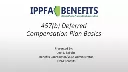 457(b) Deferred Compensation Plan Basics