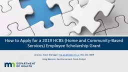 How to Apply for a 2019 HCBS (Home and Community-Based Services) Employee Scholarship Grant