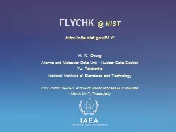 PPT-FLYCHK @ NIST http://nlte.nist.gov/FLY/