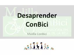 PPT-Desaprender ConBici Melilla