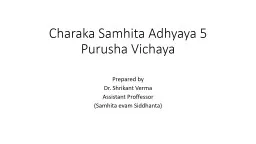 Charaka  Samhita  Adhyaya