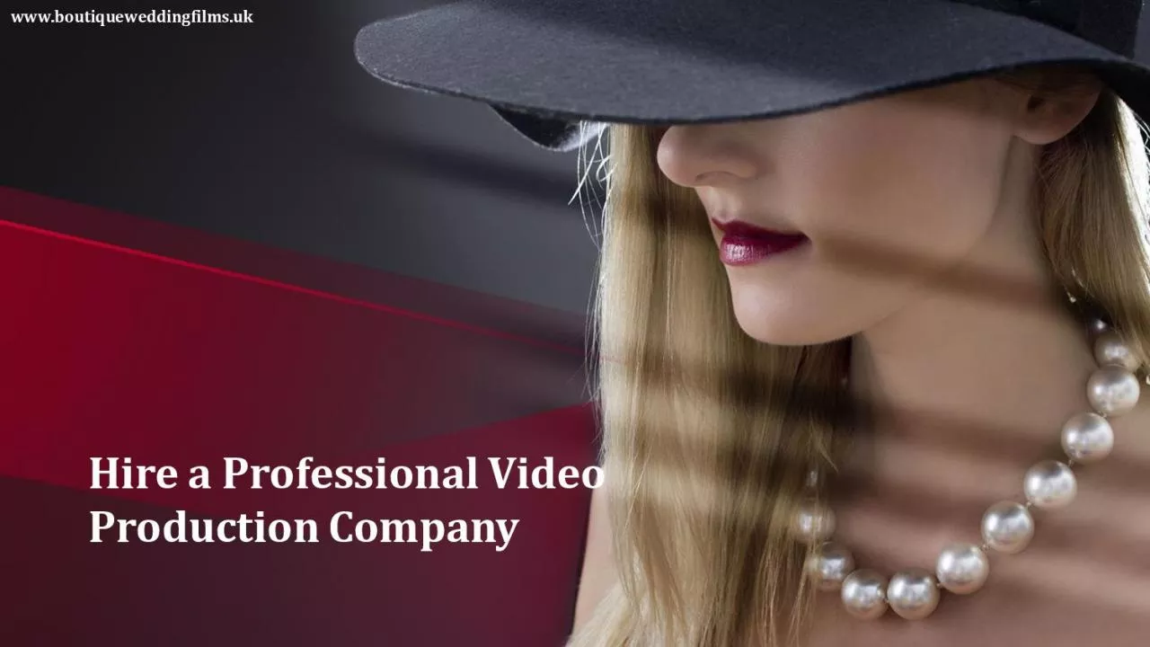 PDF-Hire a Professional Video Production Company