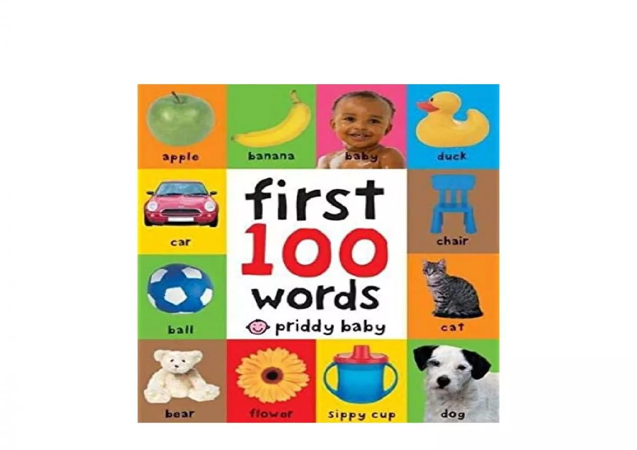 PDF-EPUB FREE First 100 Words Soft to Touch Board Books First 100 Soft To Touch