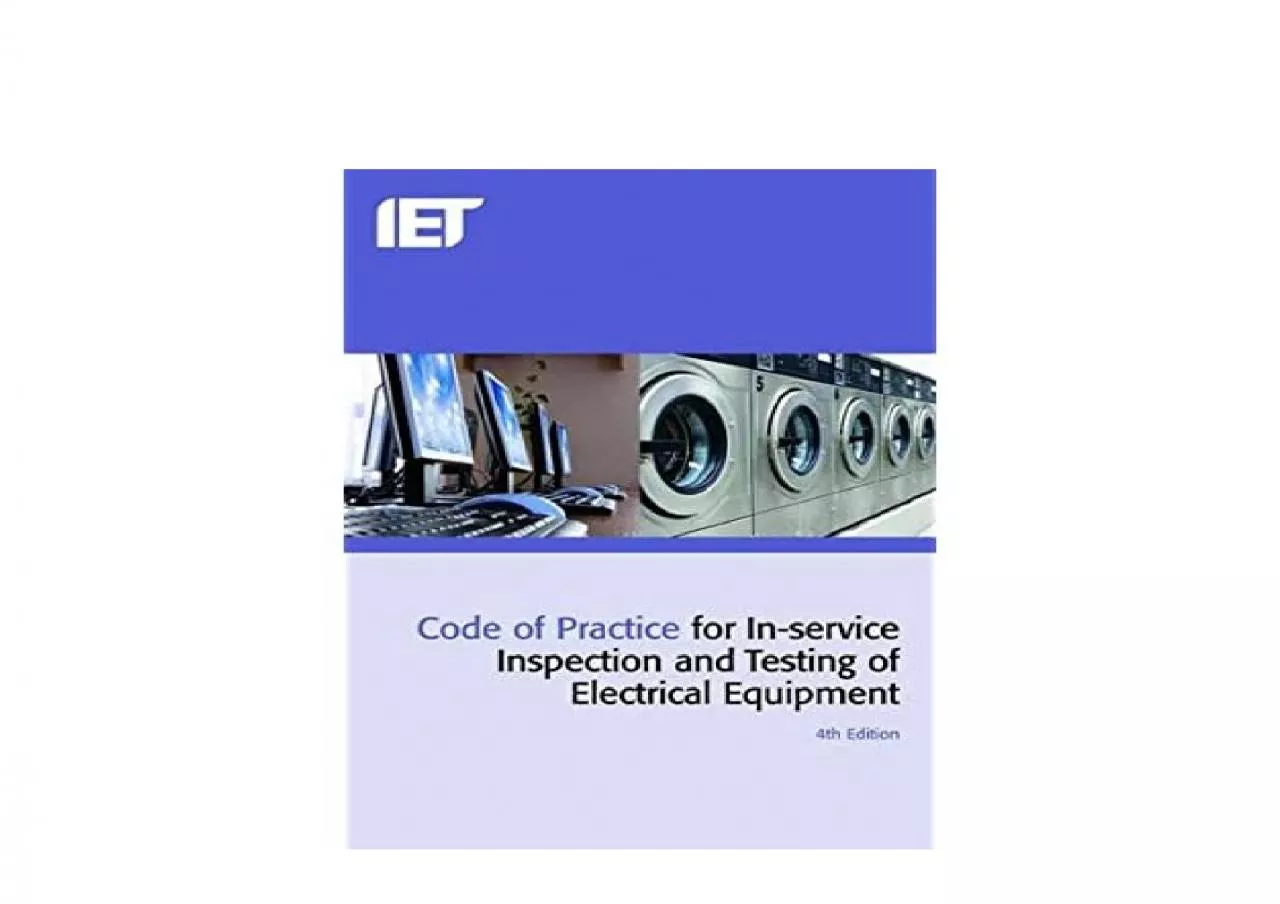 PDF-EPUB FREE Code of Practice for Inservice Inspection and Testing of Electrical Equipment