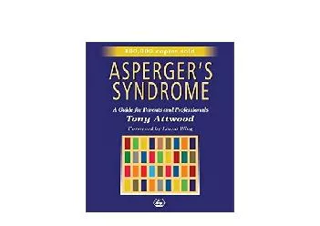 EPUB FREE  Aspergers Syndrome A Guide for Parents and Professionals