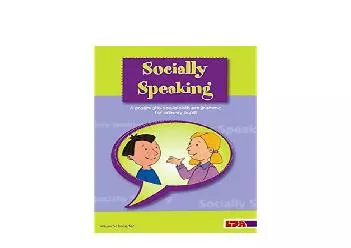 EPUB FREE  Socially Speaking Pragmatic Social Skills Programme for Pupils with Mild to Moderate Learning Disabilities