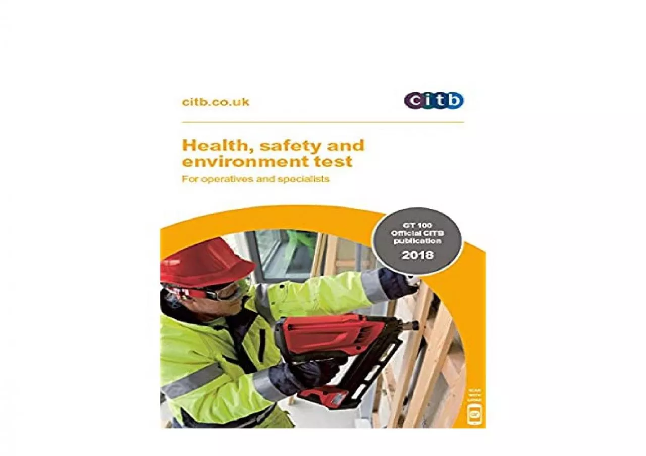 PDF-EPUB FREE Health safety and environment test for operatives and specialists 2018 GT10018