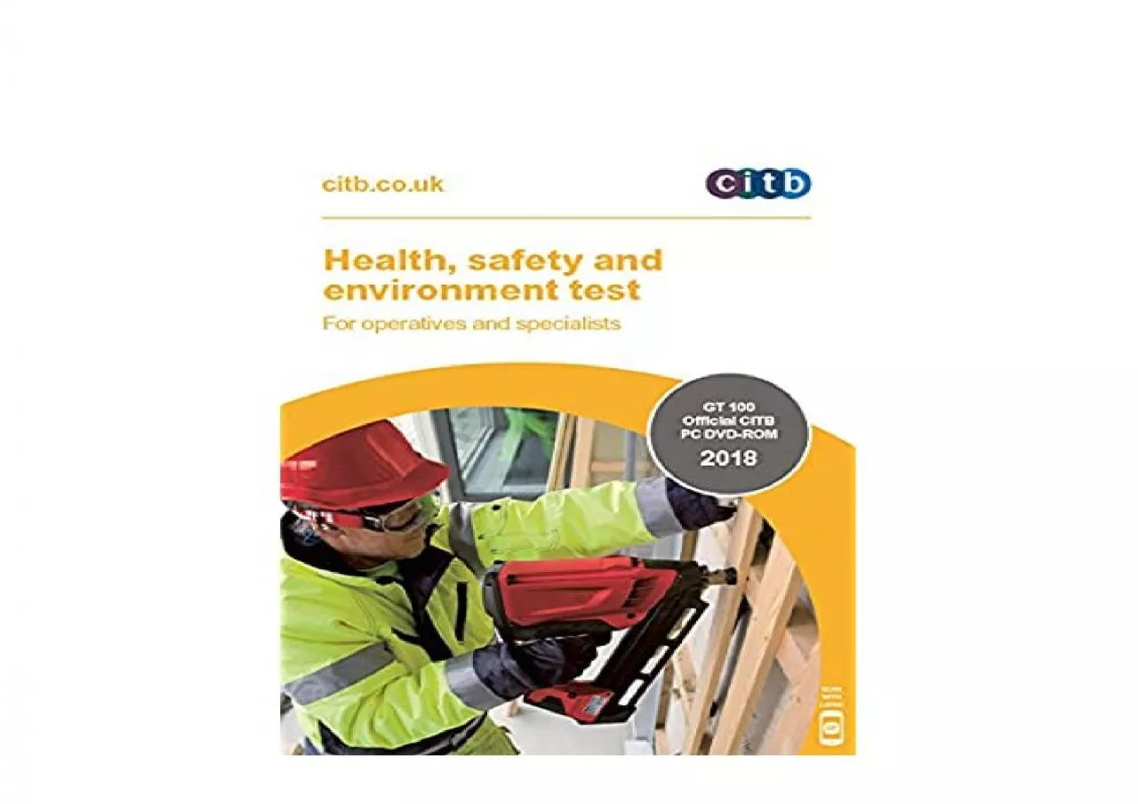 PDF-EPUB FREE Health safety and environment test for operatives and specialists 2018 GT10018