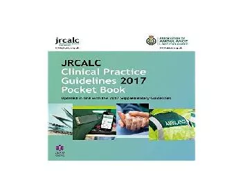 EPUB FREE  JRCALC Clinical Practice Guidelines 2017 Pocket Book