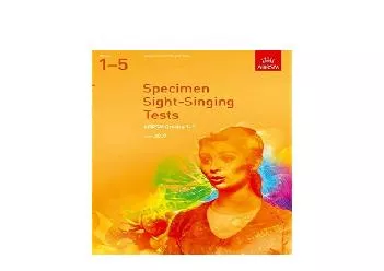 EPUB FREE  Specimen SightSinging Tests Grades 15 ABRSM Sightreading