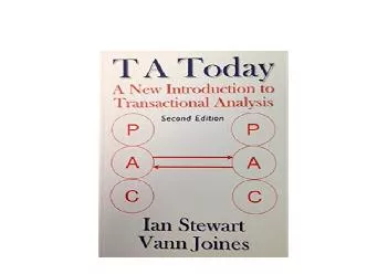 EPUB FREE  T A Today A New Introduction to Transactional Analysis