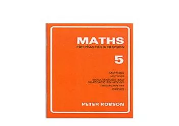 EPUB FREE  Maths for Practice and Revision Bk 5