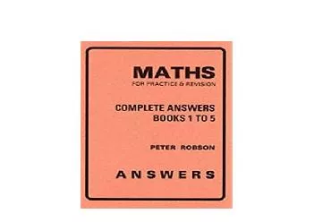 EPUB FREE  Maths for Practice and Revision Complete Answers