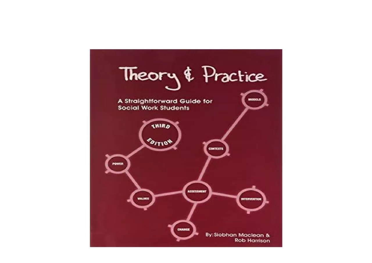 PDF-EPUB FREE Theory and Practice A Straightforward Guide for Social Work Students