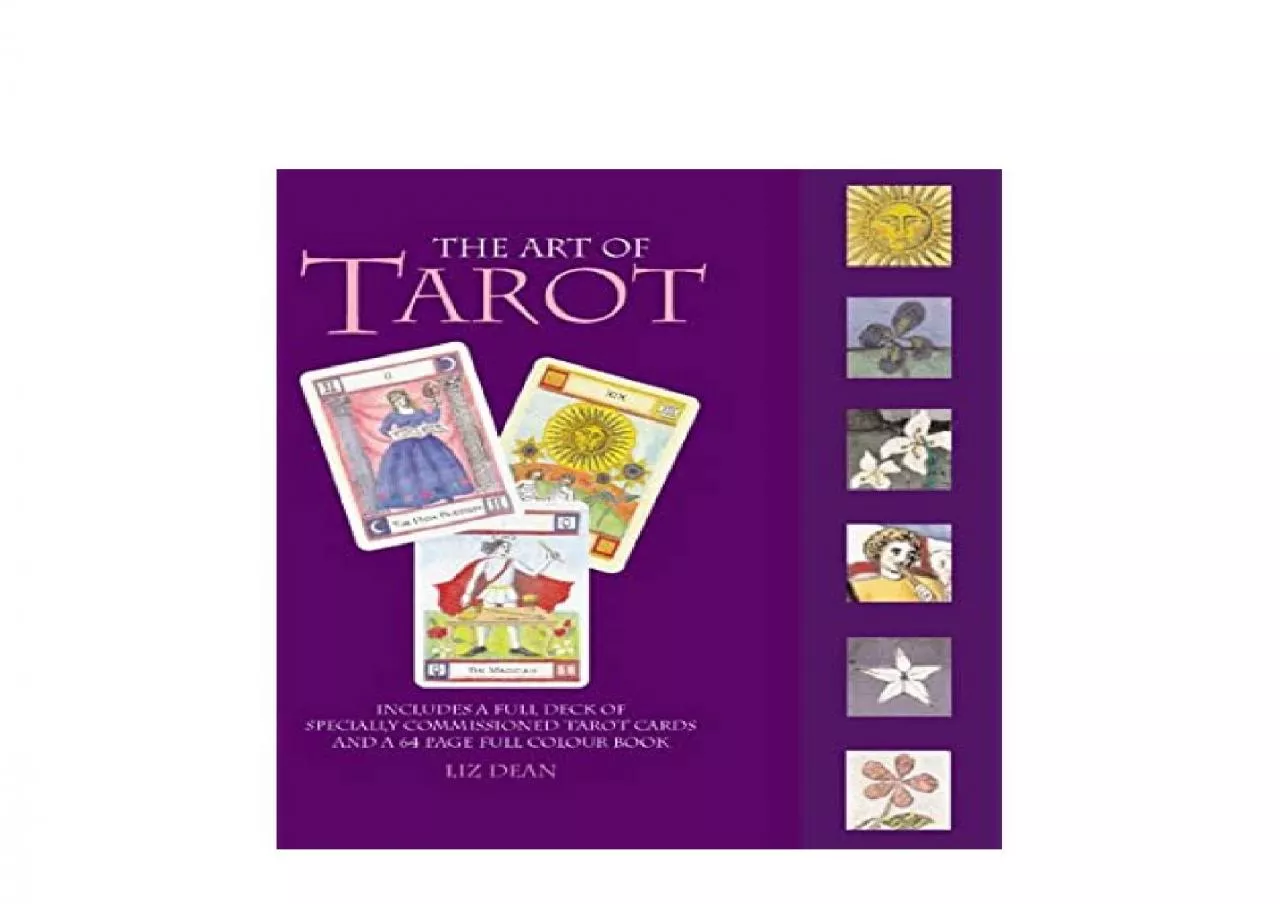 PDF-EPUB FREE The Art of Tarot Box Set INC 78 Tarot cards 64 page Booklet