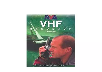 EPUB FREE  RYA VHF Handbook The RYAS Complete Guide to SRC