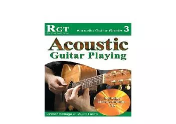 EPUB FREE  ACOUSTIC GUITAR PLAY  GRADE 3 RGT Guitar Lessons