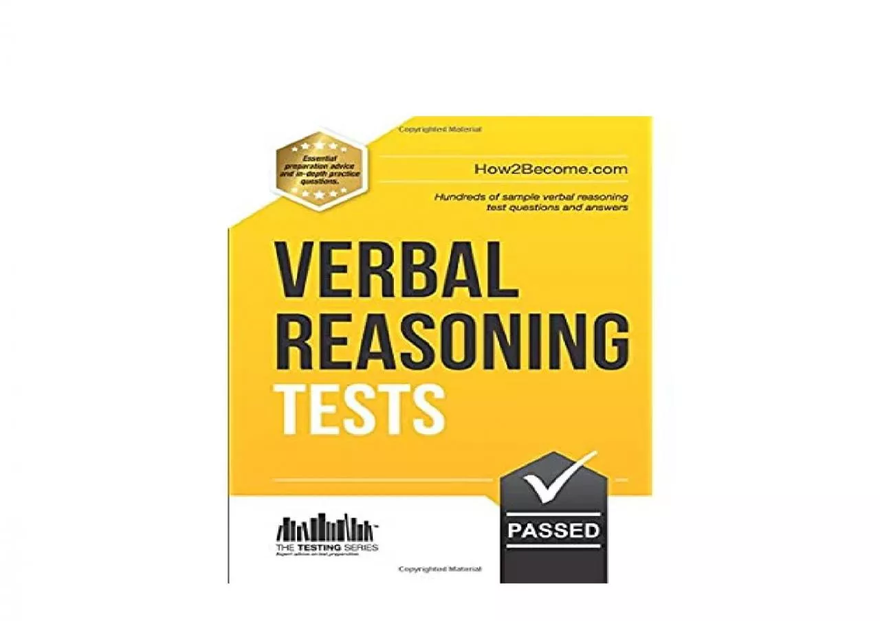 PDF-EPUB FREE Verbal Reasoning Tests 1 Testing Series