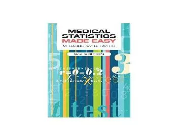 EPUB FREE  Medical Statistics Made Easy third edition