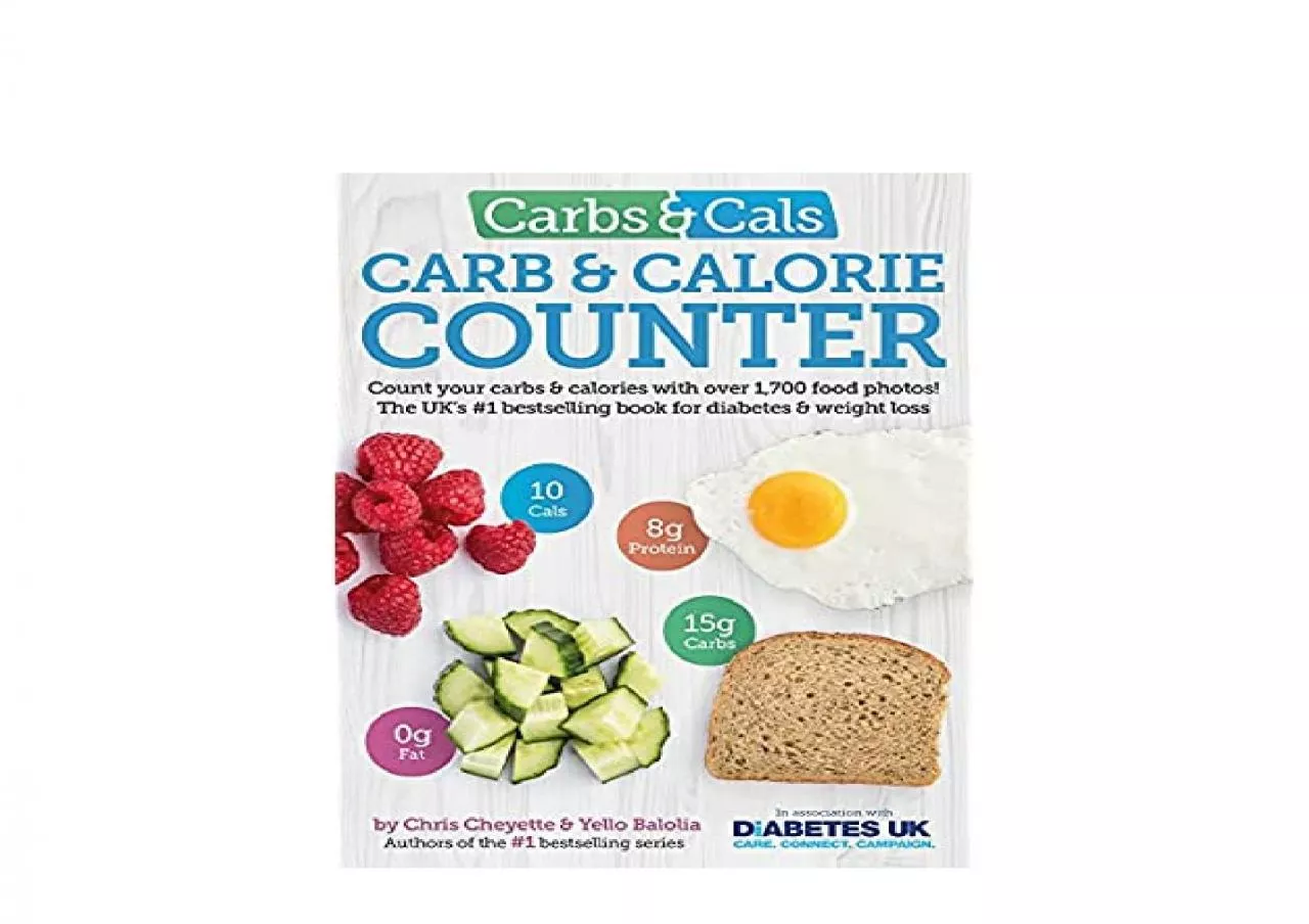 PDF-EPUB FREE Carbs Cals Carb Calorie Counter Count Your Carbs Calories with Over 1700