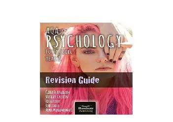 EPUB FREE  AQA Psychology for A Level Year 2 Revision Guide