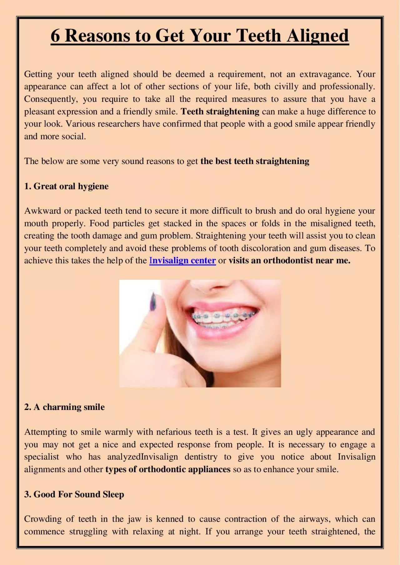 PDF-6 Reasons to Get Your Teeth Aligned