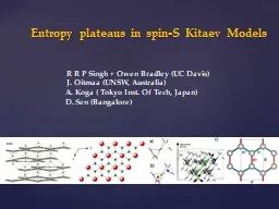 Entropy plateaus in spin-S